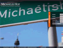 Tablet Screenshot of michaelishof-hamburg.de